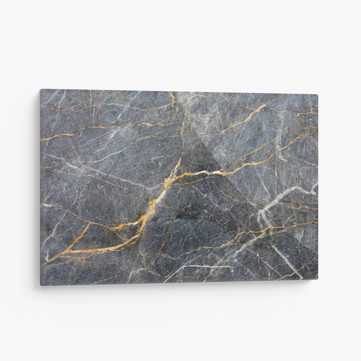 Canvas print dark gray marble with gold veins ⁕ Wallissimo® Canvas print dark gray marble with gold veins ⁕ Wallissimo®