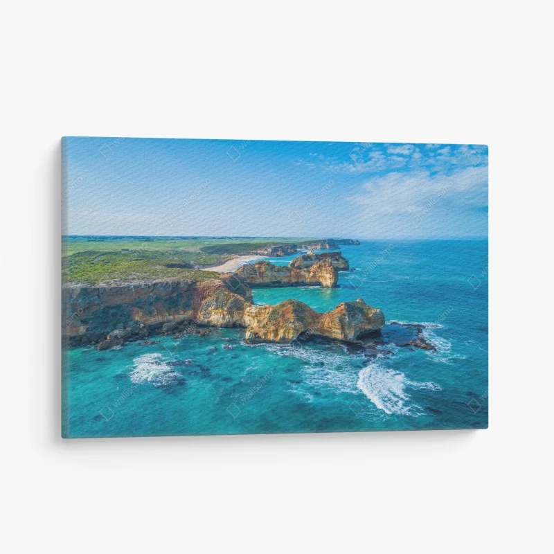 Canvas print Great Ocean Road coastal panorama