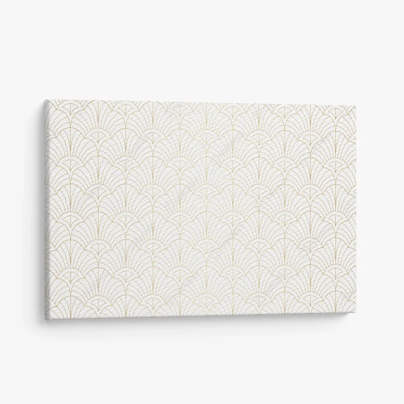 Canvas print elegant gold art deco pattern