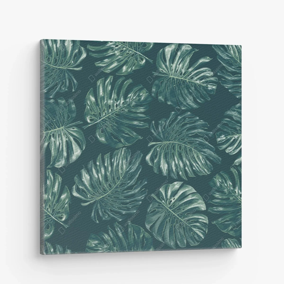Canvas print tropical monstera leaf pattern ⁕ Wallissimo® Canvas print tropical monstera leaf pattern ⁕ Wallissimo®