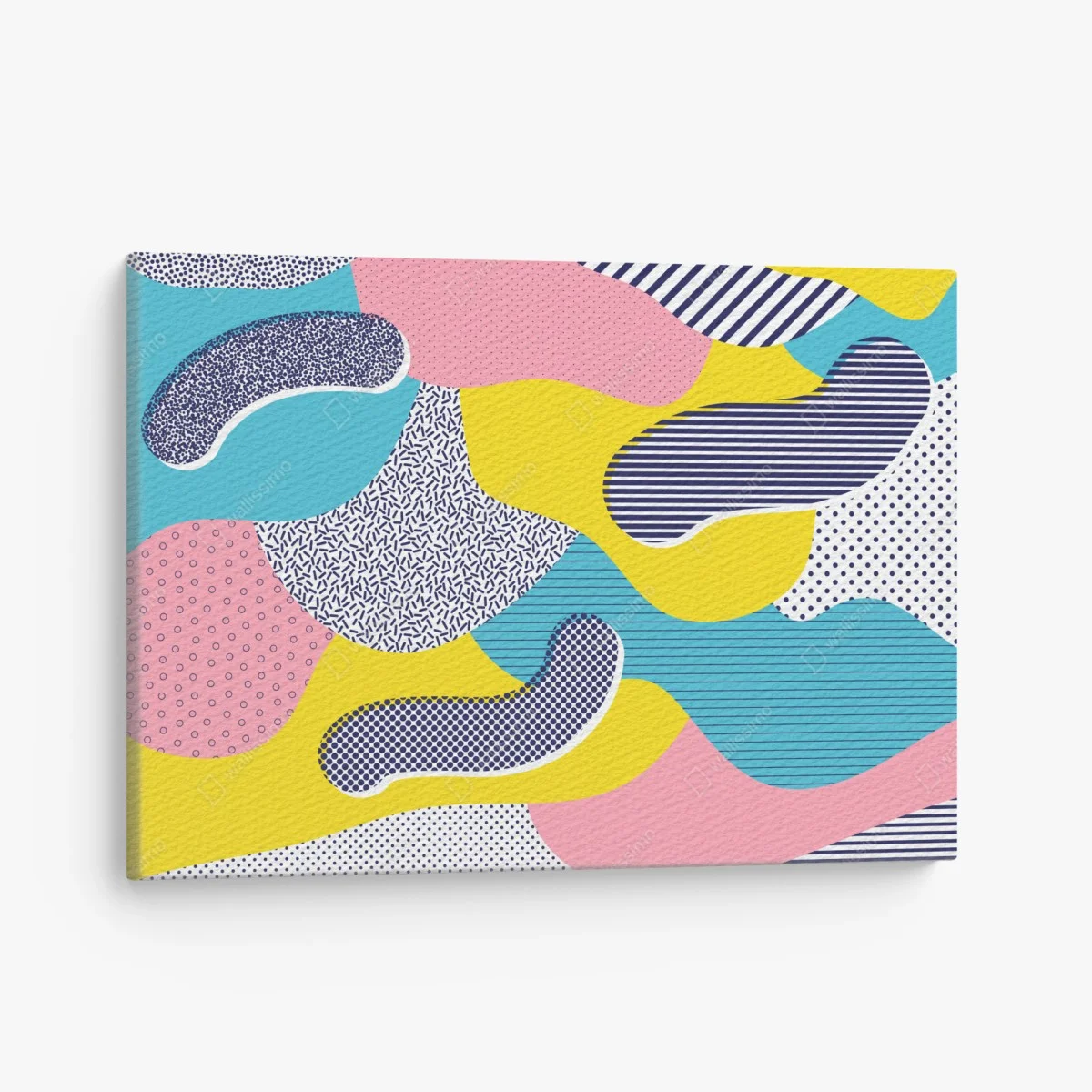 Canvas print playful abstract memphis pattern ⁕ Wallissimo® Canvas print playful abstract memphis pattern ⁕ Wallissimo®