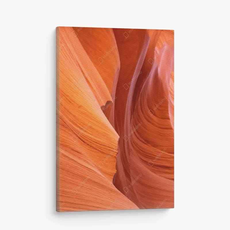 Canvas print warm sandstone canyon abstract