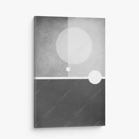 Canvas print minimal geometric composition • Wallissimo®