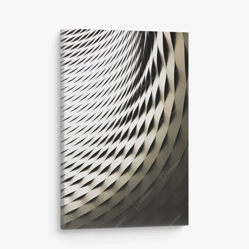Canvas print modern geometric architectural pattern