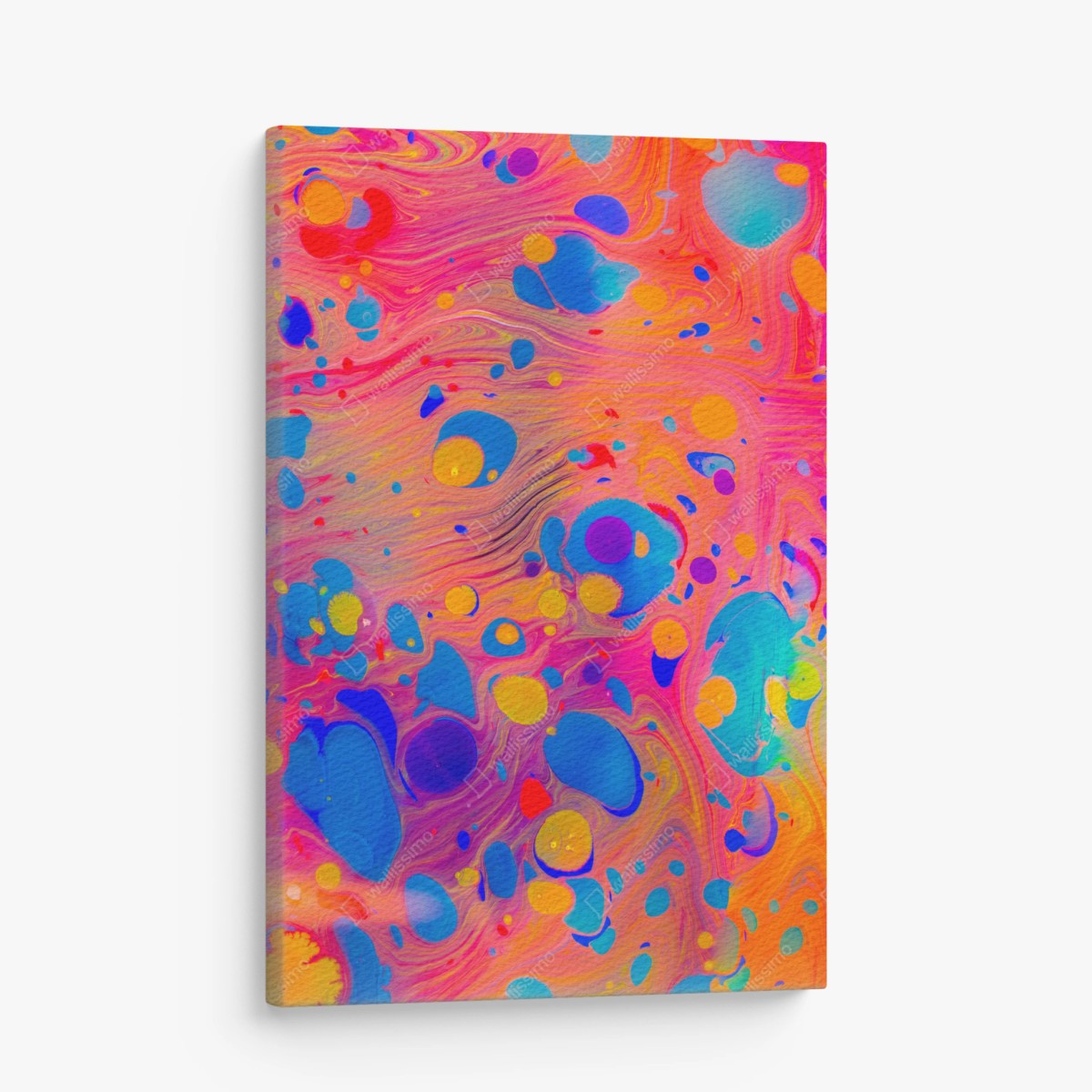 Canvas print ottoman ebru marbling abstract waves ⁕ Wallissimo® Canvas print ottoman ebru marbling abstract waves ⁕ Wallissimo®