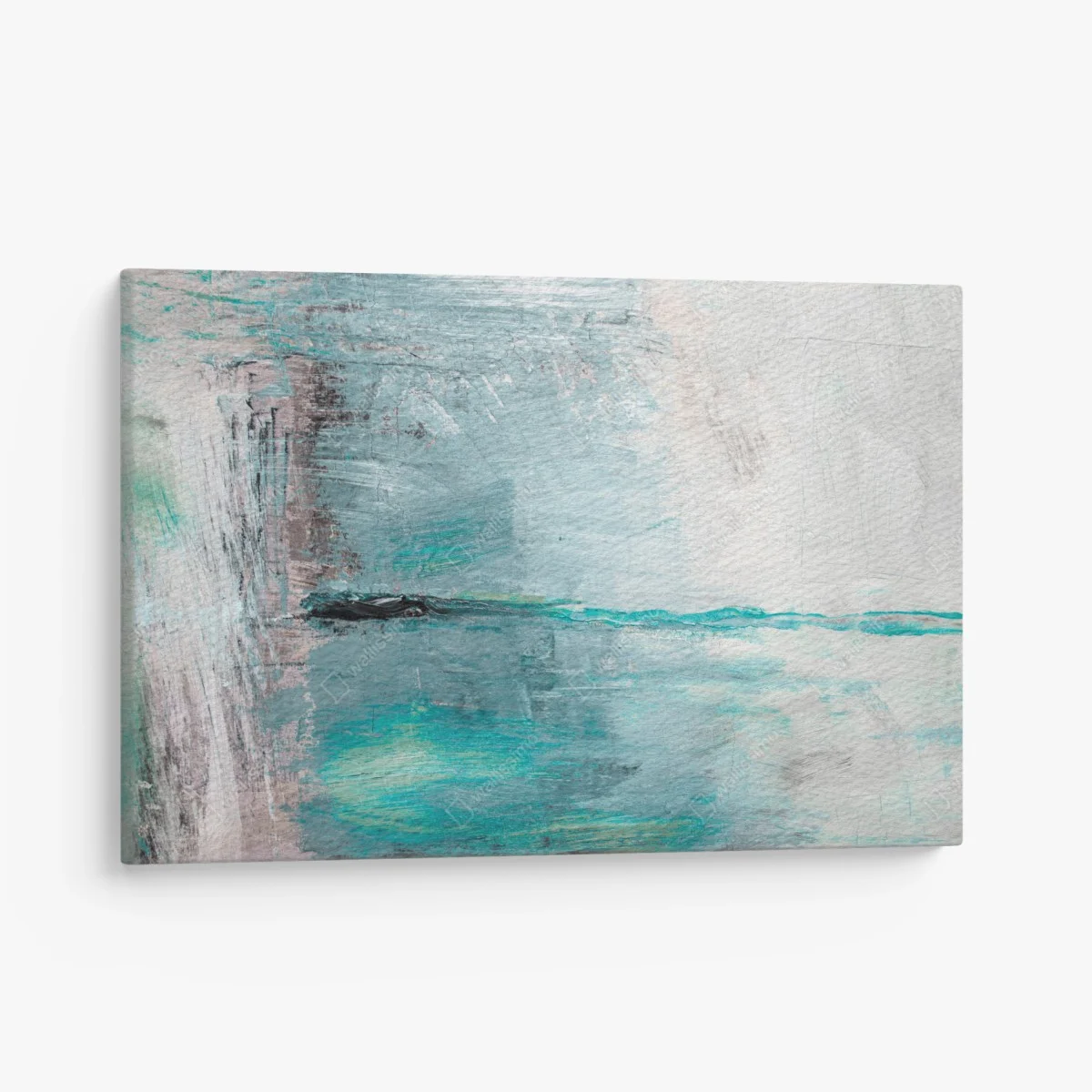 Canvas print serene turquoise abstract seascape ⁕ Wallissimo® Canvas print serene turquoise abstract seascape ⁕ Wallissimo®