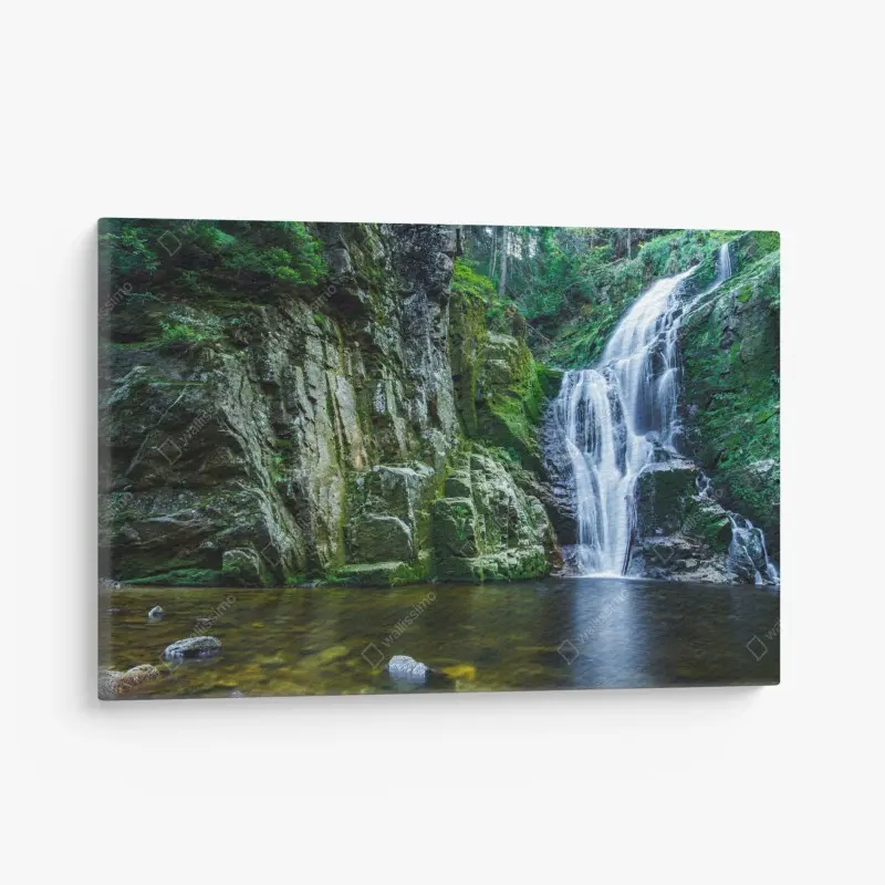 Canvas print Kamienczyk waterfall in Karkonosze