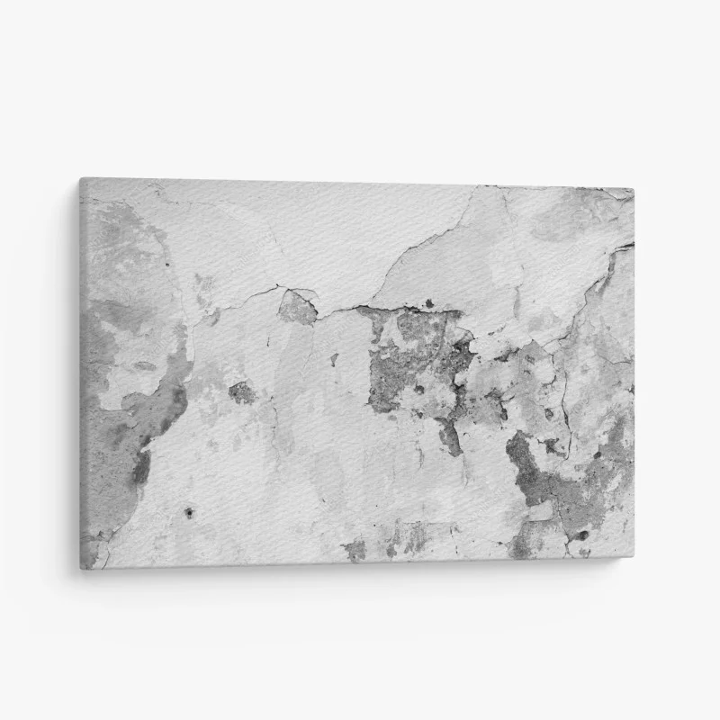 Canvas print distressed plaster wall texture