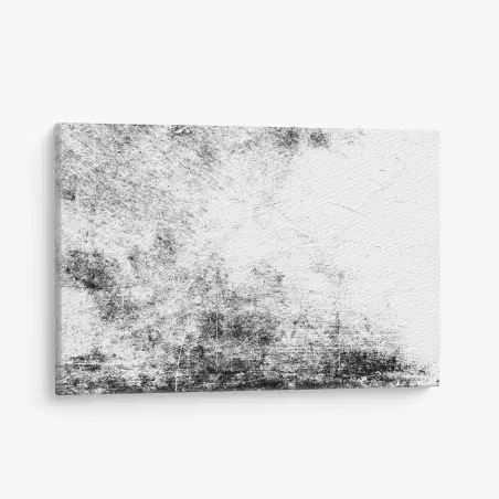 Canvas print black grunge concrete texture • Wallissimo®