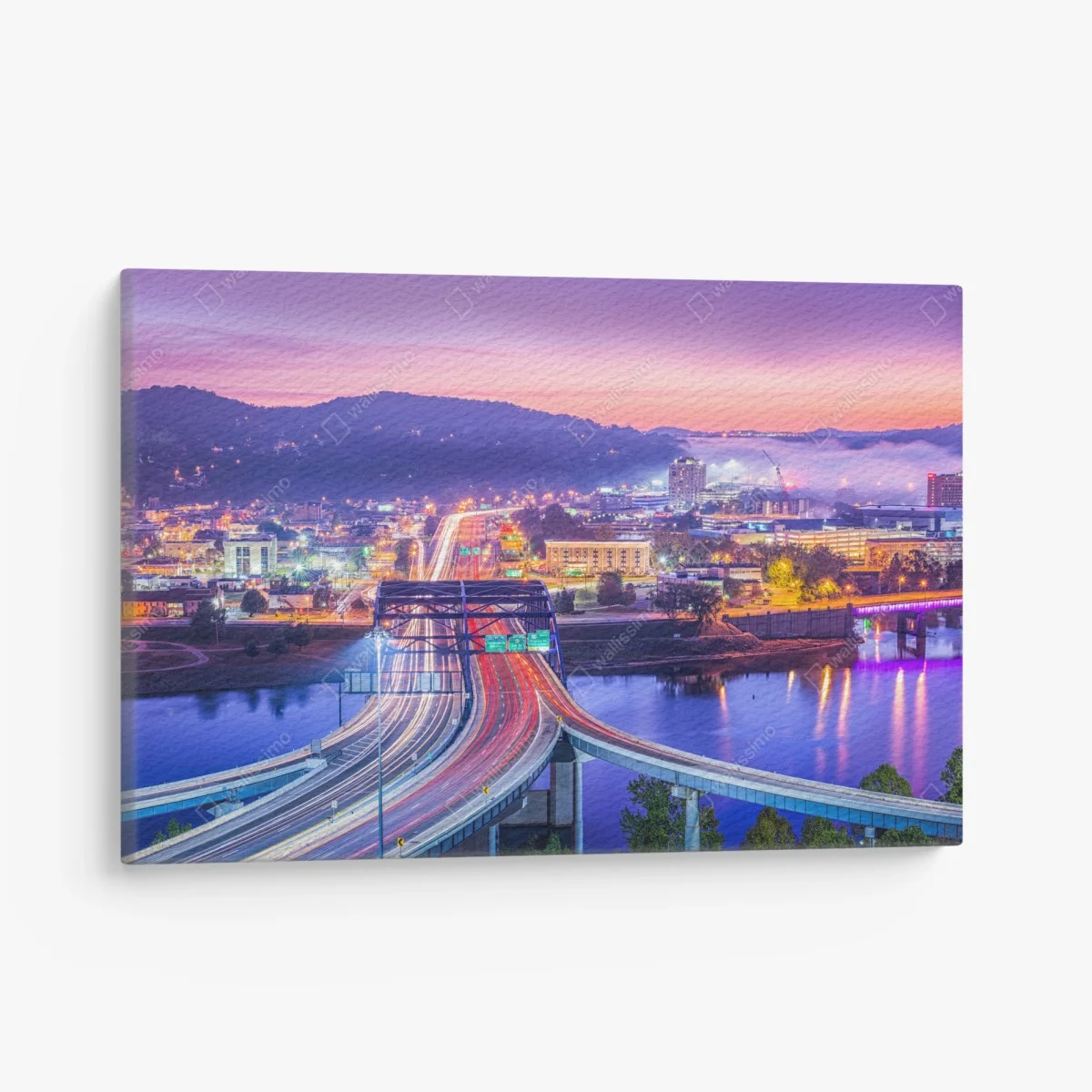 Canvas print Charleston skyline at dawn ⁕ Wallissimo® Canvas print Charleston skyline at dawn ⁕ Wallissimo®