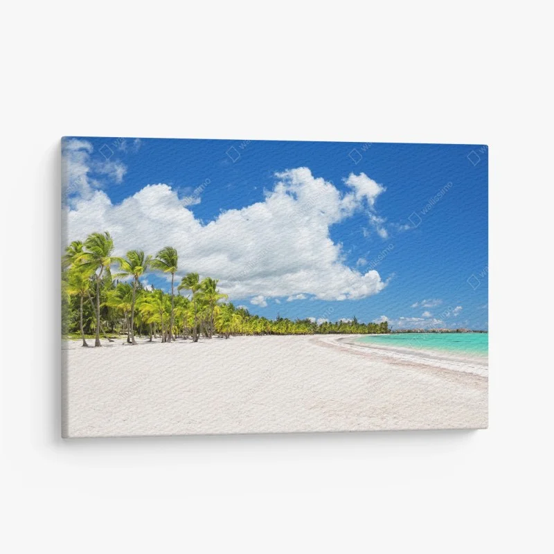 Canvas print tropical beach paradise in Punta Cana