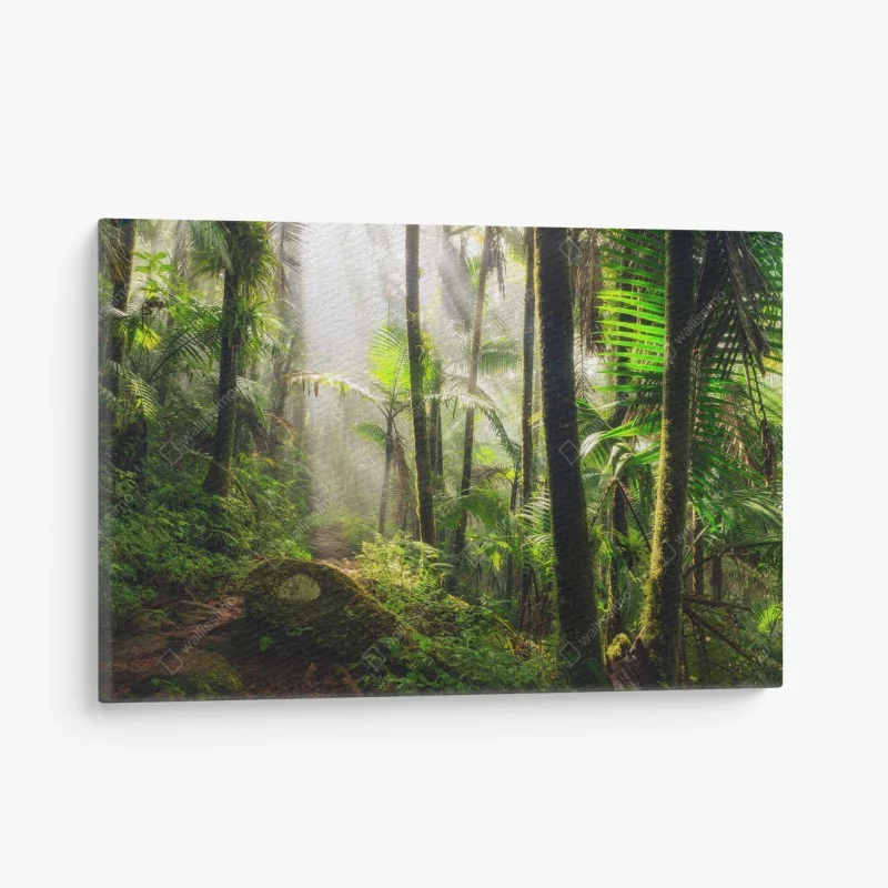 Canvas print Mediterranean seaside archway escape • Wallissimo®