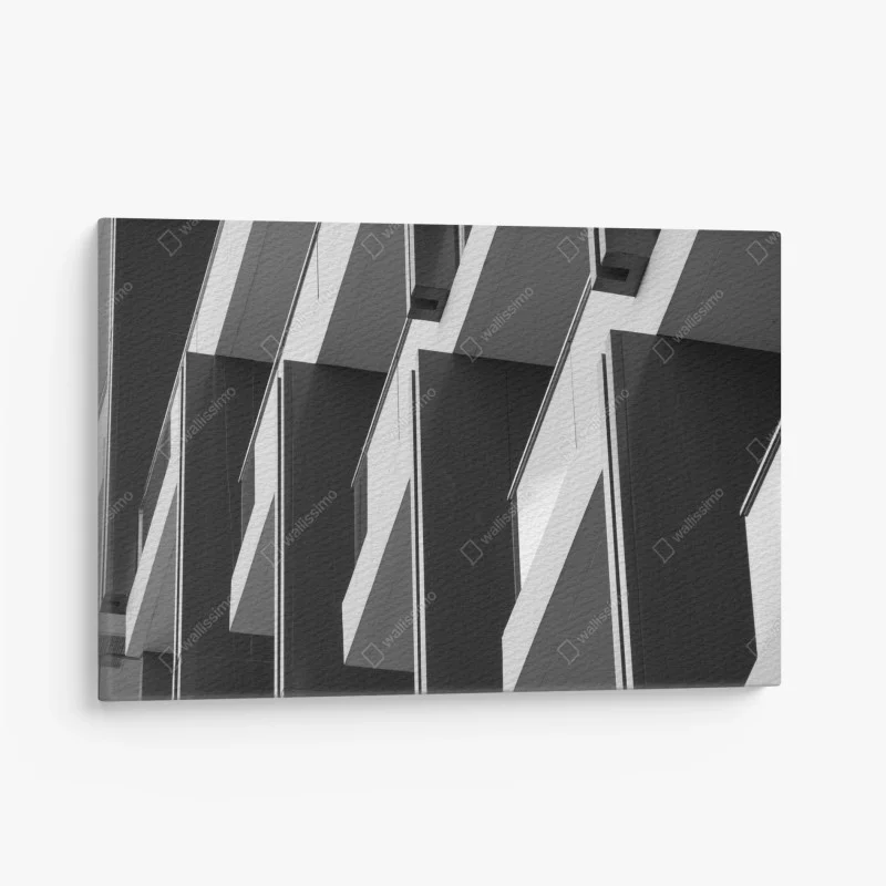 Canvas print geometric balcony rhythm