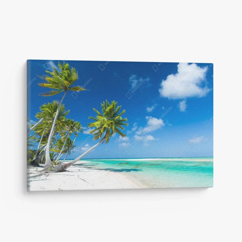 Canvas print tropical turquoise beach paradise