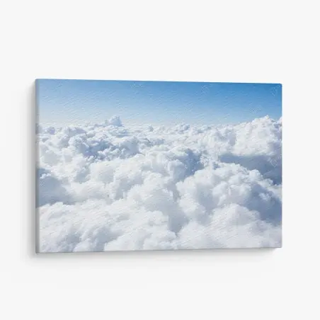 Canvas print serene aerial cloudscape • Wallissimo®