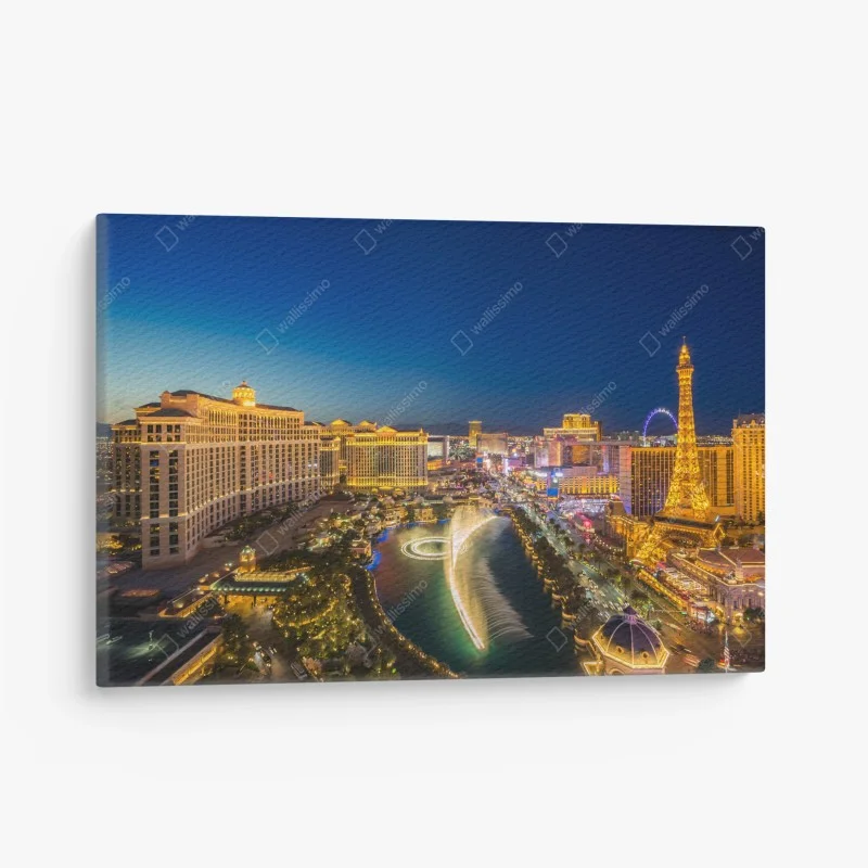 Canvas print Las Vegas skyline at night