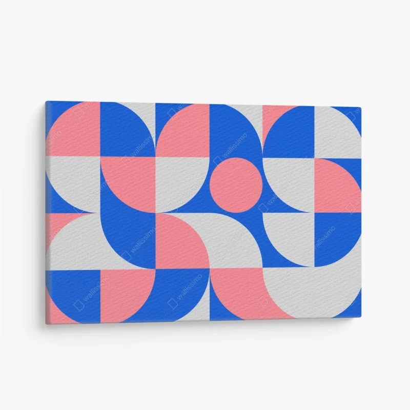 Canvas print scandinavian geometric composition
