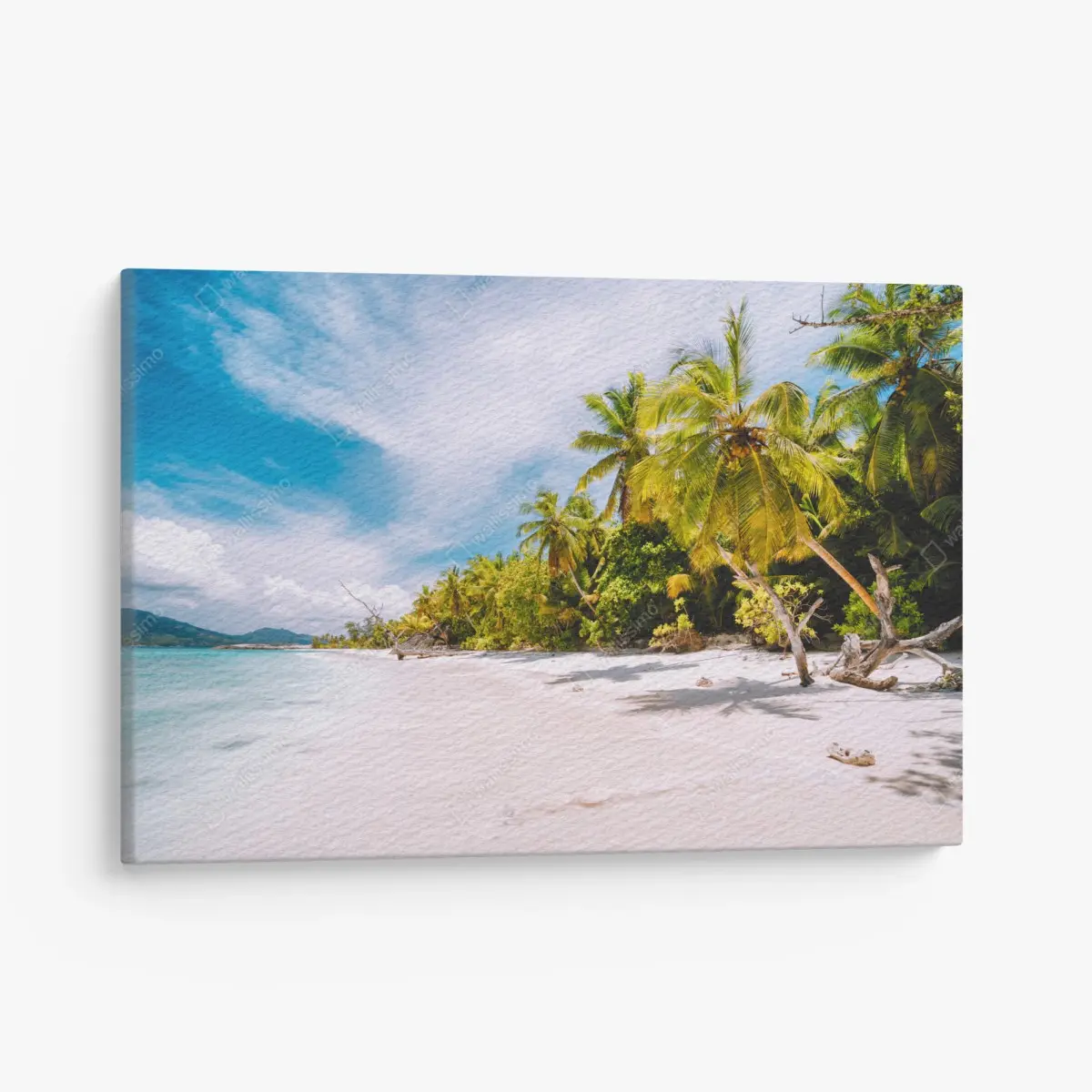 Canvas print tropical palm beach paradise • Wallissimo®