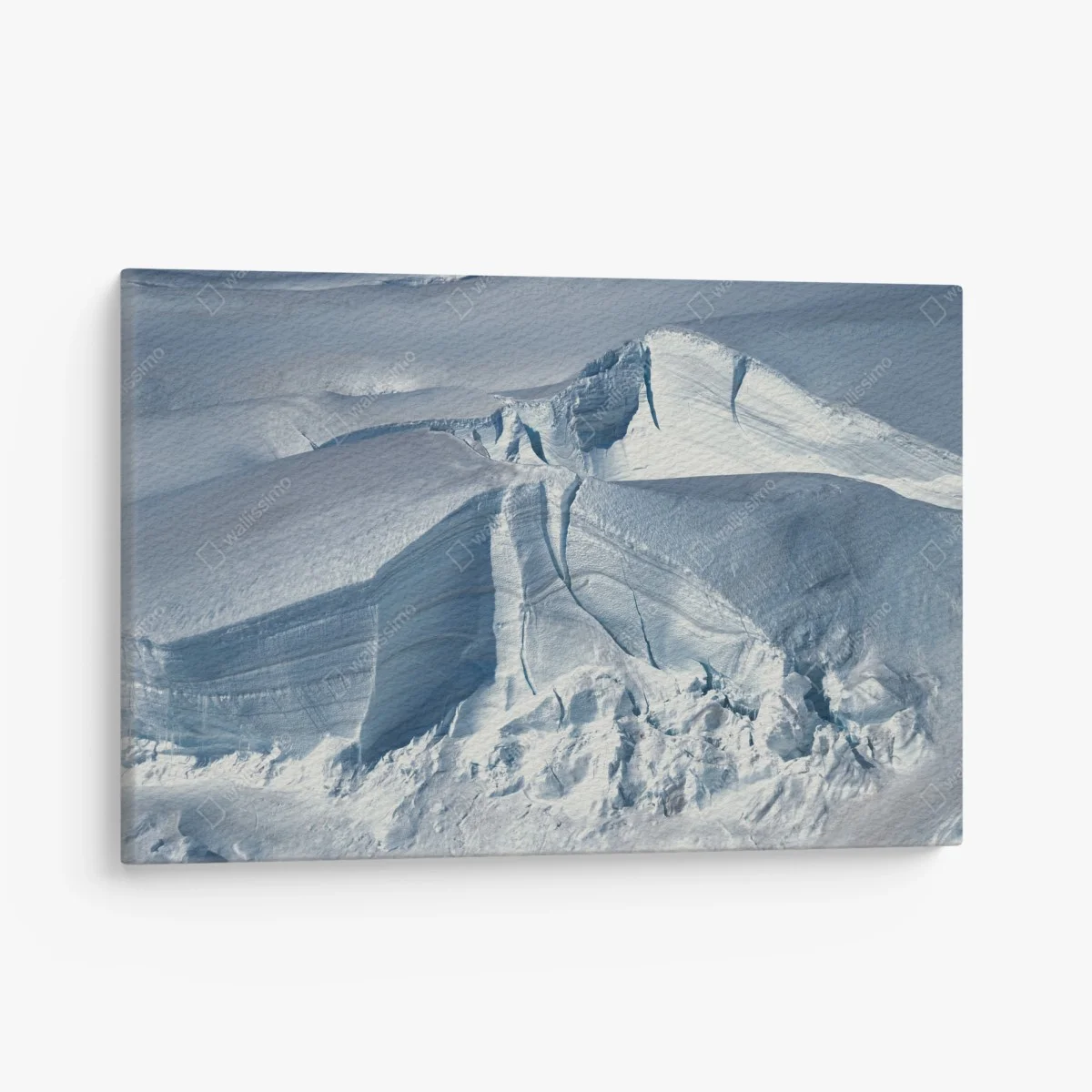 Canvas print pristine glacier crevasse in blue light ⁕ Wallissimo® Canvas print pristine glacier crevasse in blue light ⁕ Wallissimo®