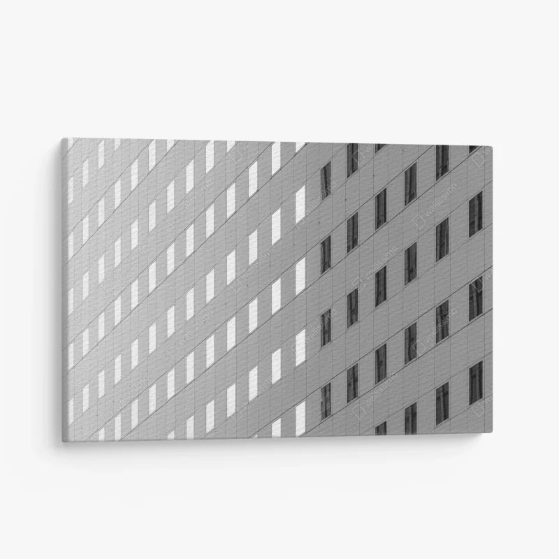 Canvas print minimalist architectural facade pattern