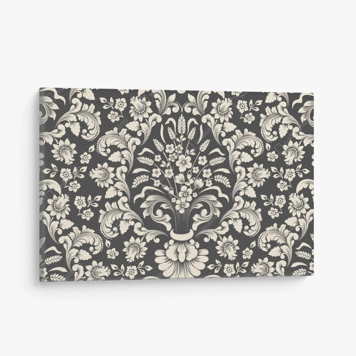 Canvas print vintage floral damask pattern ⁕ Wallissimo® Canvas print vintage floral damask pattern ⁕ Wallissimo®