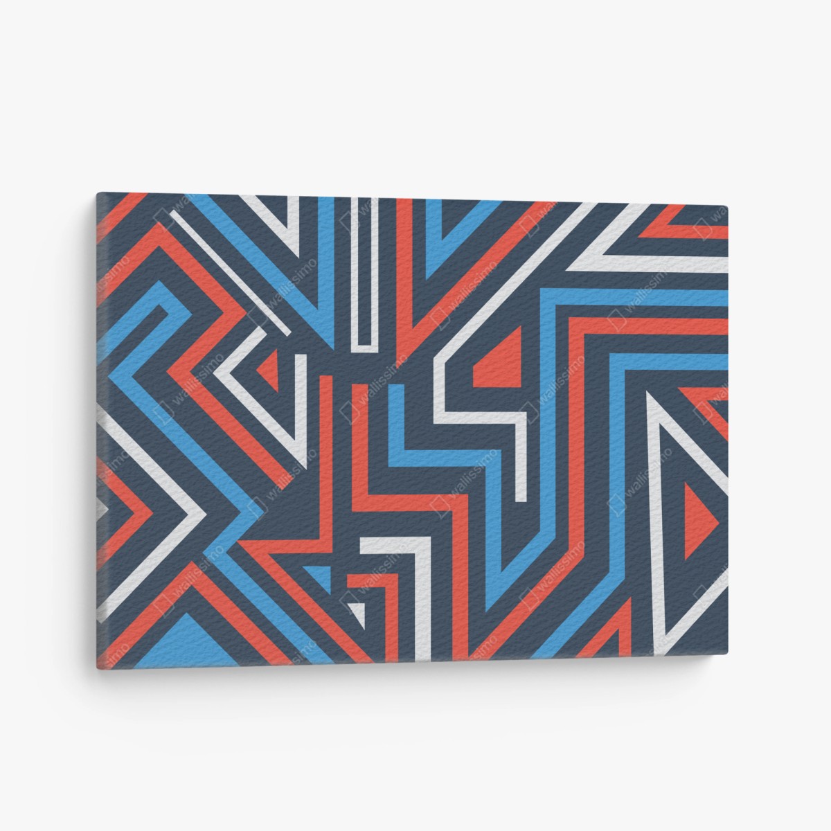 Canvas print bold geometric lines • Wallissimo®