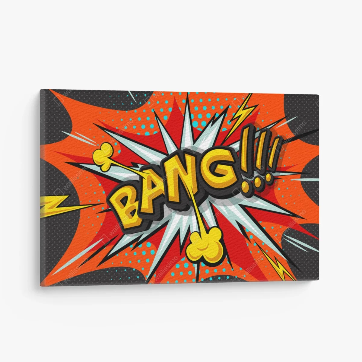 Canvas print comic bang pop art explosion ⁕ Wallissimo® Canvas print comic bang pop art explosion ⁕ Wallissimo®