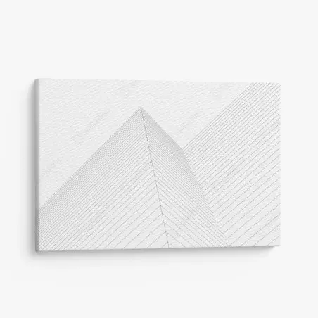 Canvas print geometric architectural lines • Wallissimo®