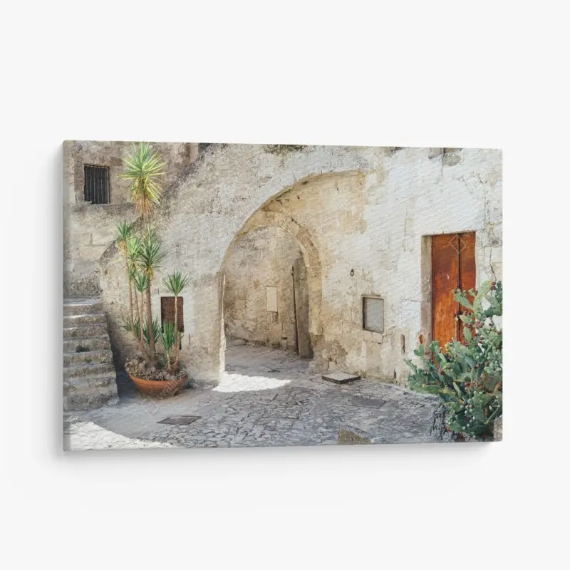 Canvas print diverse faces pattern • Wallissimo®