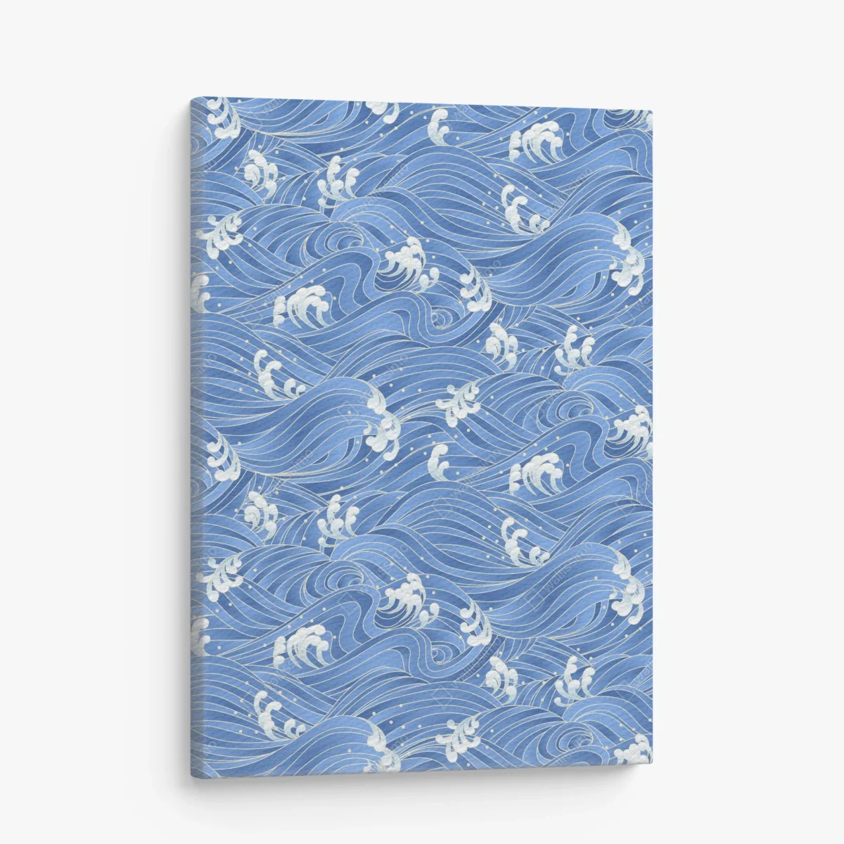 Canvas print stylized Japanese wave pattern ⁕ Wallissimo® Canvas print stylized Japanese wave pattern ⁕ Wallissimo®