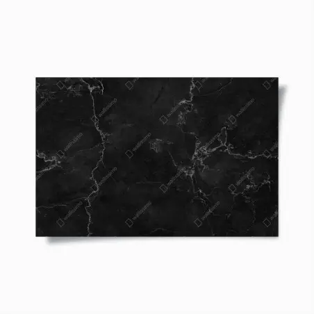 Poster black marble veined pattern • Wallissimo®