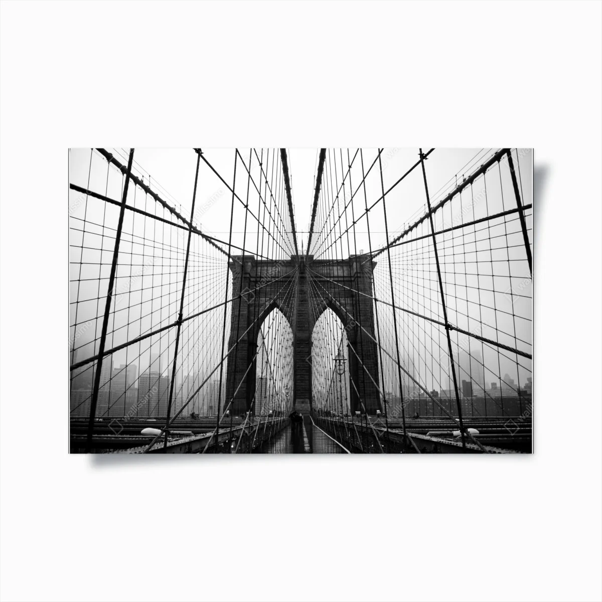 Poster Brooklyn Bridge geometric perspective ⁕ Wallissimo® Poster Brooklyn Bridge geometric perspective ⁕ Wallissimo®
