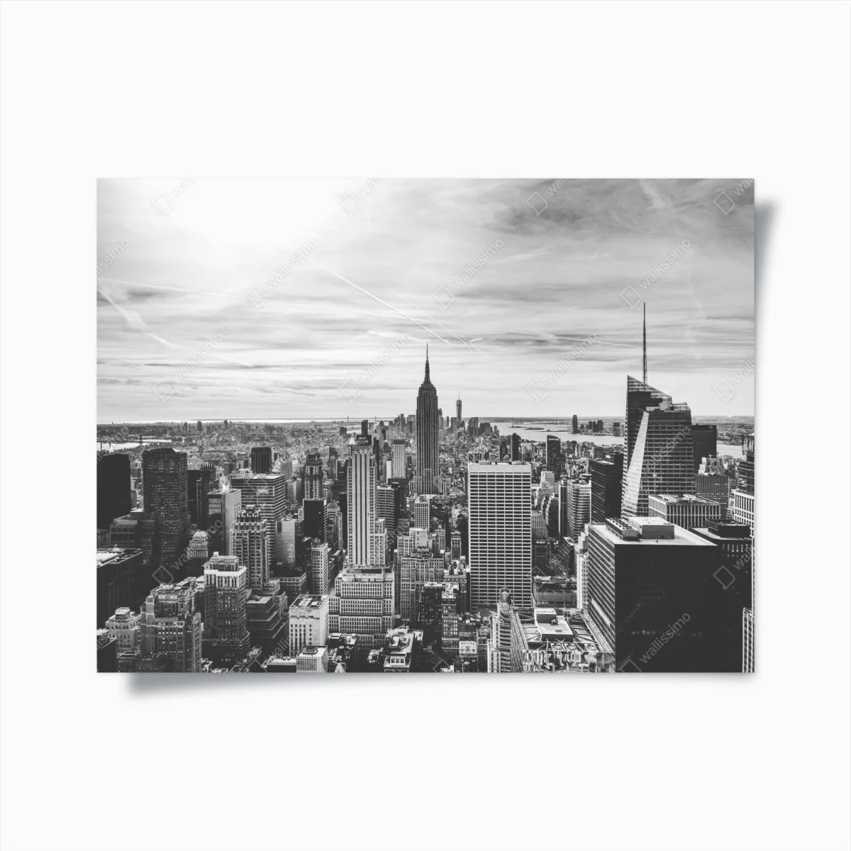 Poster New York skyline in grayscale • Wallissimo® Poster New York skyline in grayscale • Wallissimo®