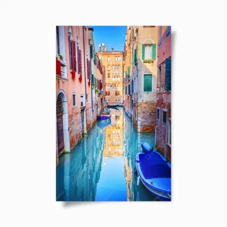 Poster Venice canal reflections • Wallissimo®