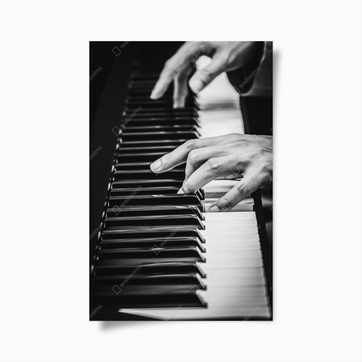 Poster piano hands in motion • Wallissimo® Poster piano hands in motion • Wallissimo®