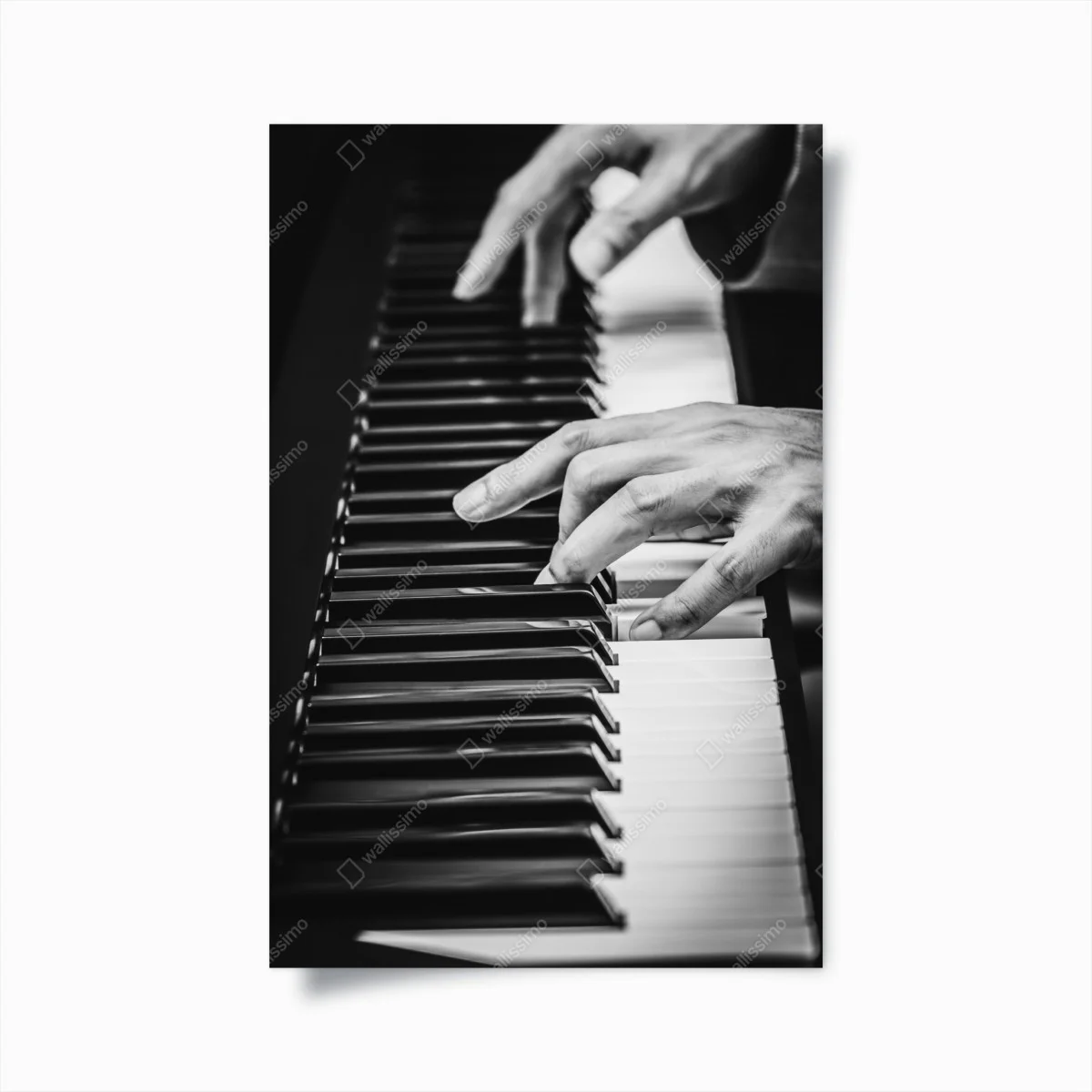 Poster piano hands in motion • Wallissimo® Poster piano hands in motion • Wallissimo®