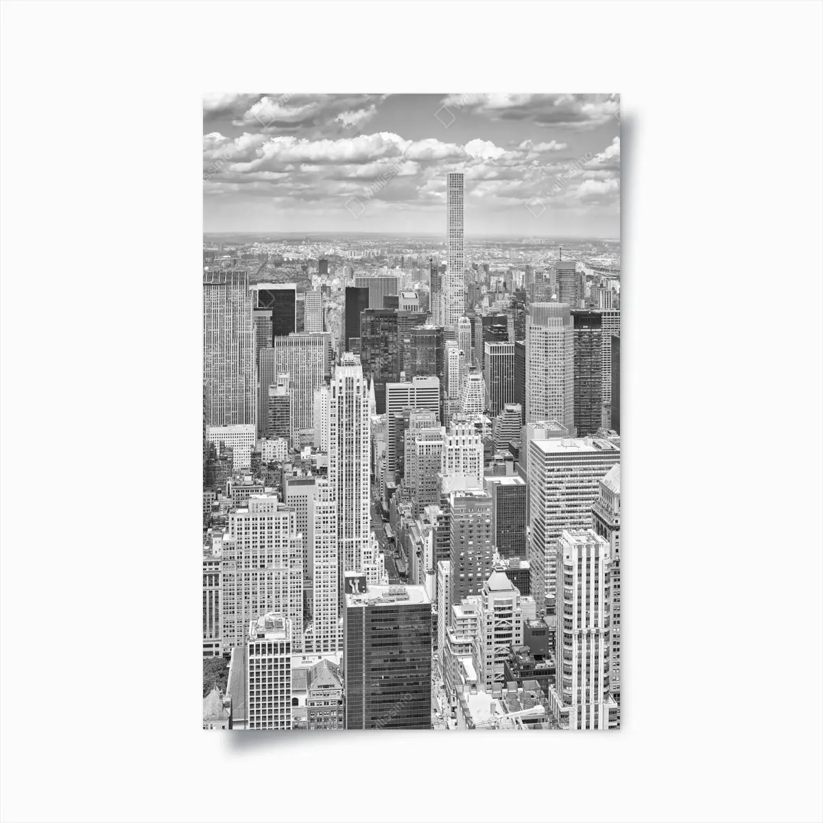 Poster New York skyline in monochrome • Wallissimo® Poster New York skyline in monochrome • Wallissimo®