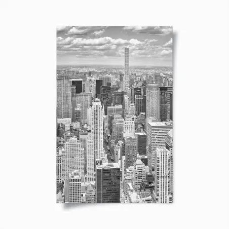 Poster New York skyline in monochrome • Wallissimo®