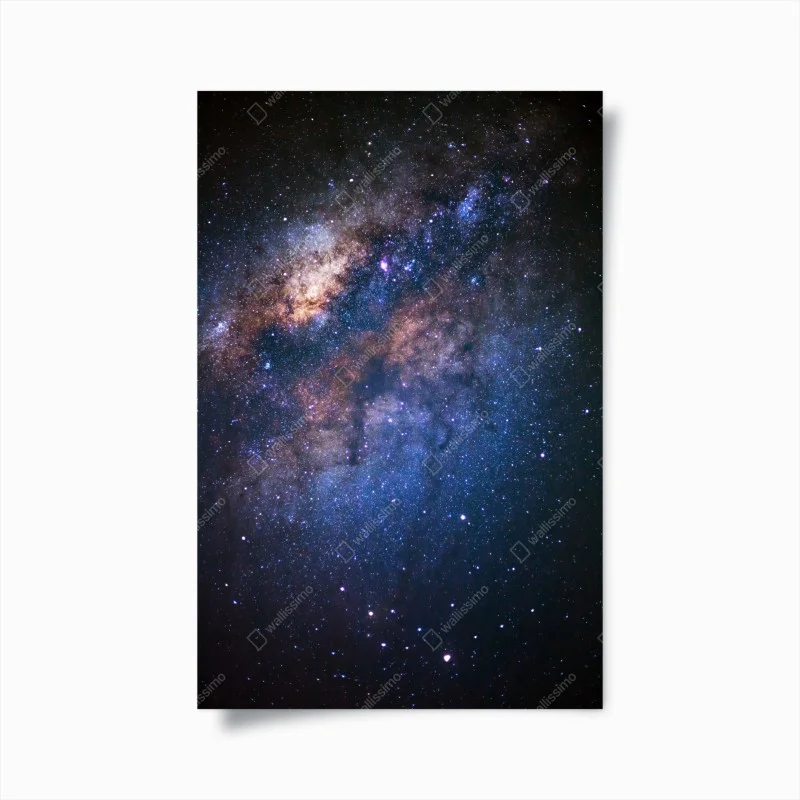 Poster milky way galaxy nightscape
