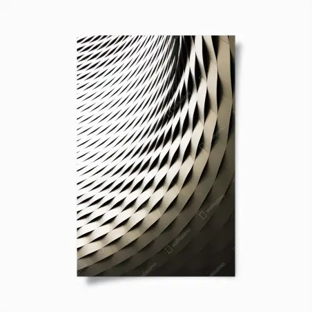Poster modern geometric architectural pattern • Wallissimo®