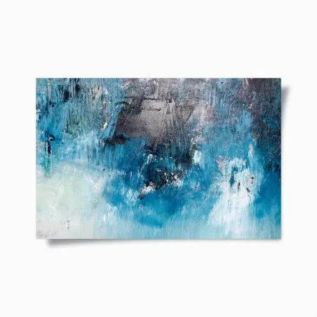 Poster deep blue abstract texture • Wallissimo®