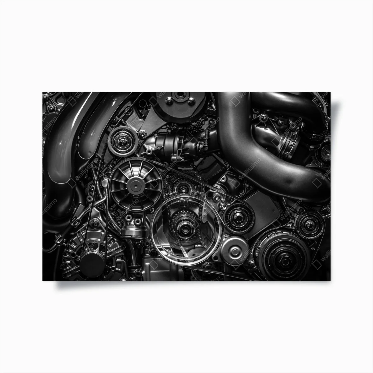 Poster precision engine mechanics close-up ⁕ Wallissimo® Poster precision engine mechanics close-up ⁕ Wallissimo®