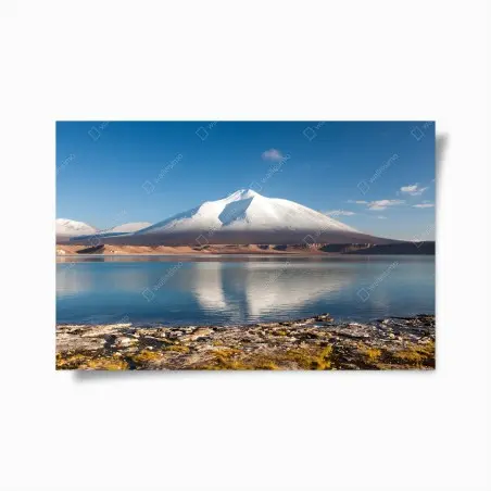 Poster Laguna Verde reflection in Atacama • Wallissimo®