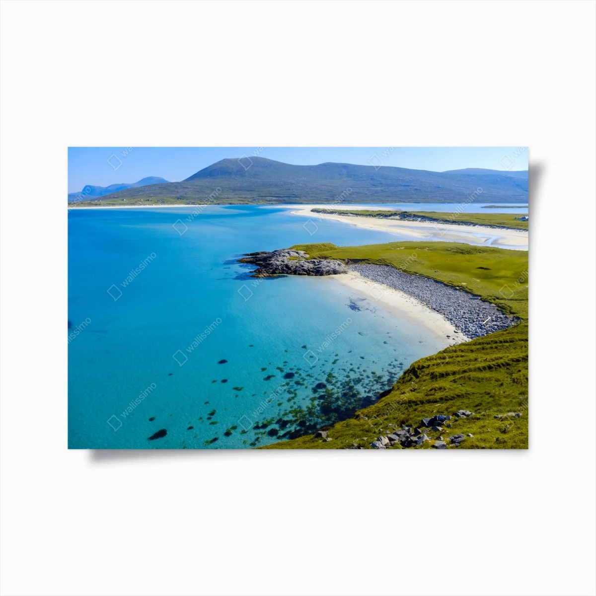 Poster tranquil turquoise beach landscape • Wallissimo® Poster tranquil turquoise beach landscape • Wallissimo®