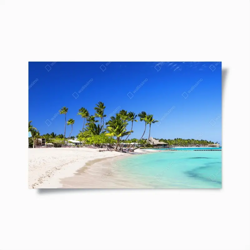 Poster tropical beach in Cap Cana ⁕ Wallissimo®