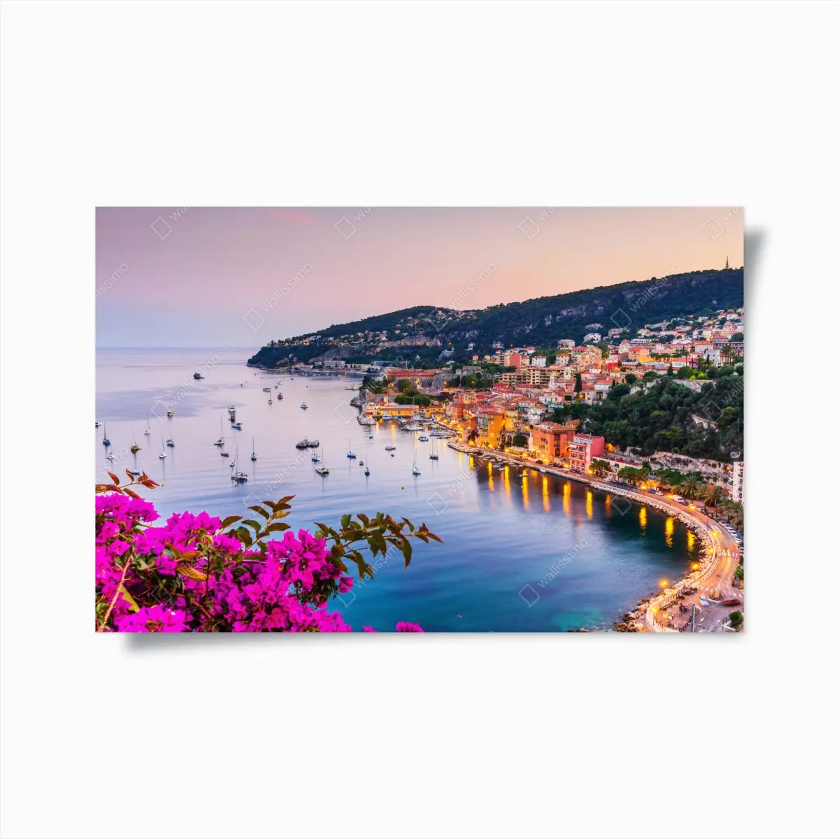 Poster sunset over Villefranche-sur-Mer bay • Wallissimo® Poster sunset over Villefranche-sur-Mer bay • Wallissimo®
