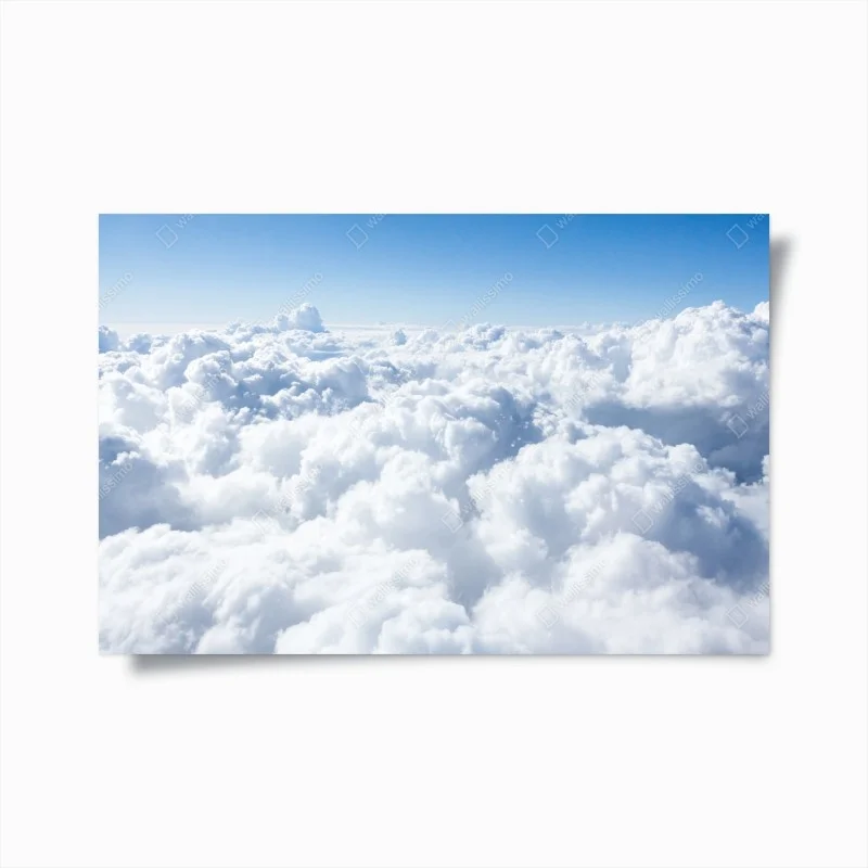 Poster serene aerial cloudscape
