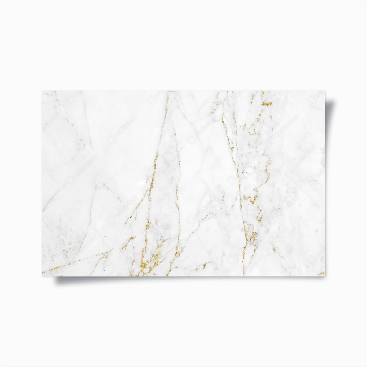 Poster white marble with gold veins • Wallissimo® Poster white marble with gold veins • Wallissimo®