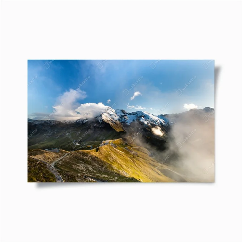 Poster Grossglockner high alpine road panorama