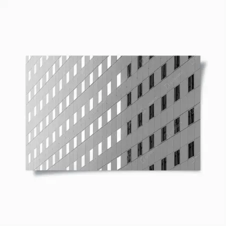 Poster minimalist architectural facade pattern • Wallissimo®